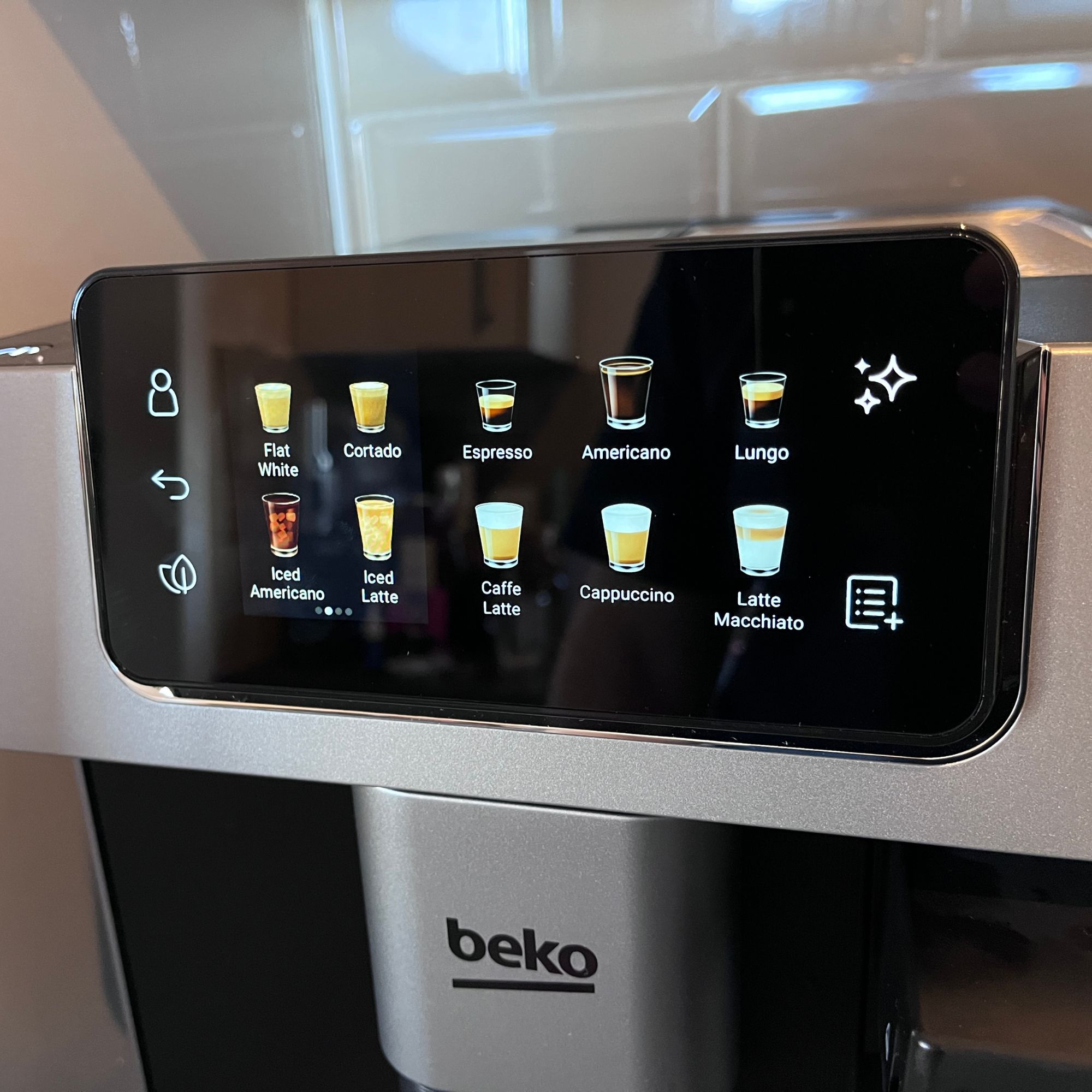 Beko Caffe Experto Series CE7500+ screen