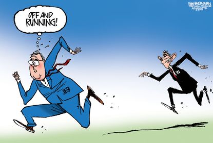 Political cartoon U.S. Jeb Bush 2016