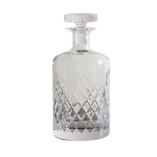 A crystal decanter