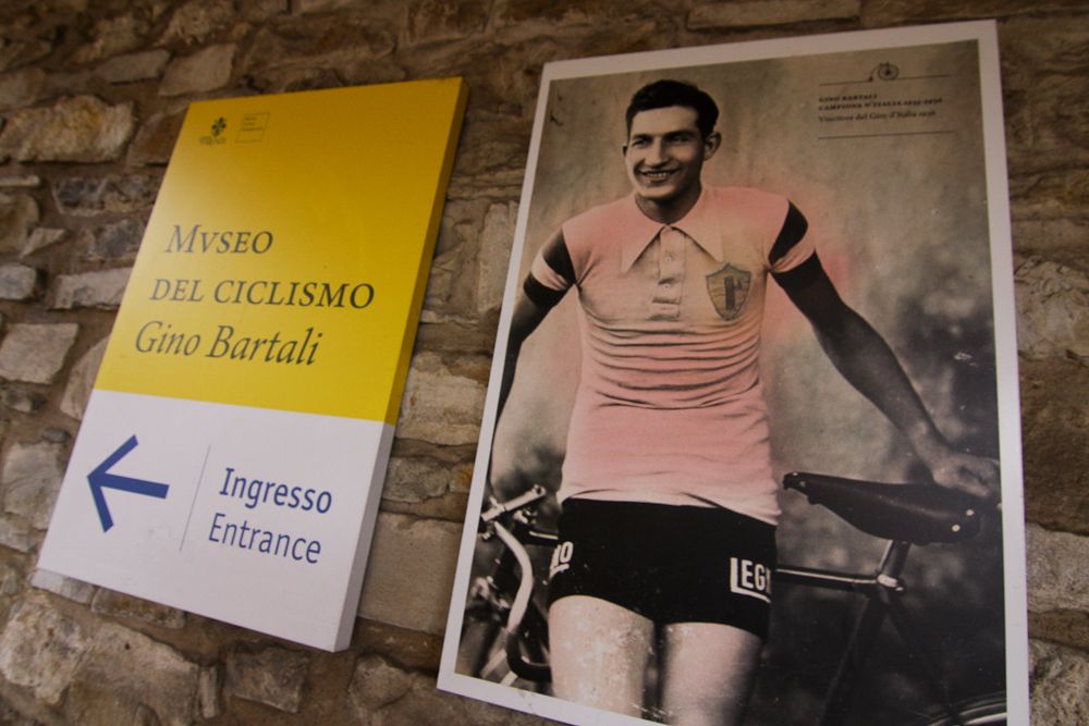 The Gino Bartali museum in his birthplace Ponte a Ema, just outside of Florence