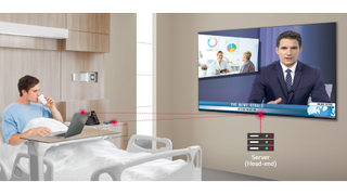 LG releases a 75-inch TV for hospitals. 