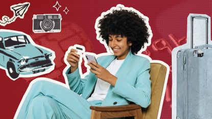 The best packaged bank accounts – woman on phone with travel insurance, car breakdown cover