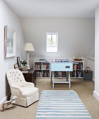 Bookshelf ideas for bedroom with loft bedroom