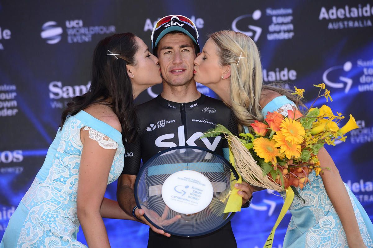 Third place went to Sergio Henao (Team Sky)