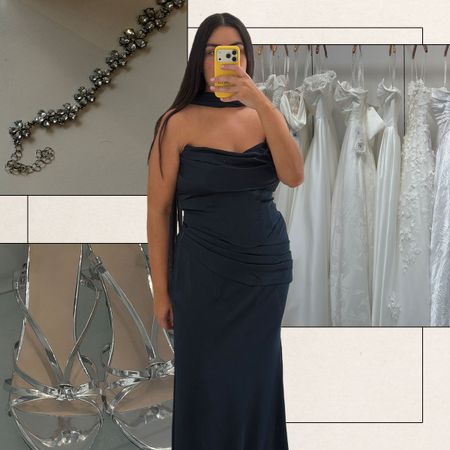 Who What Wear editor Ana Escalante tries on and reviews Azazie bridesmaid dresses.