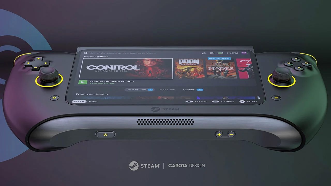 Steam Deck 2 concept design