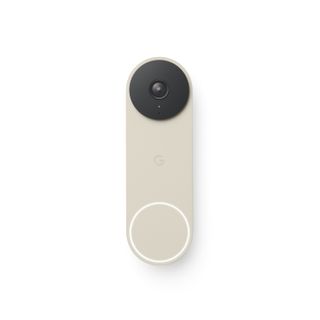 Google Nest Doorbell (wired, 2nd-gen) Linen reco front