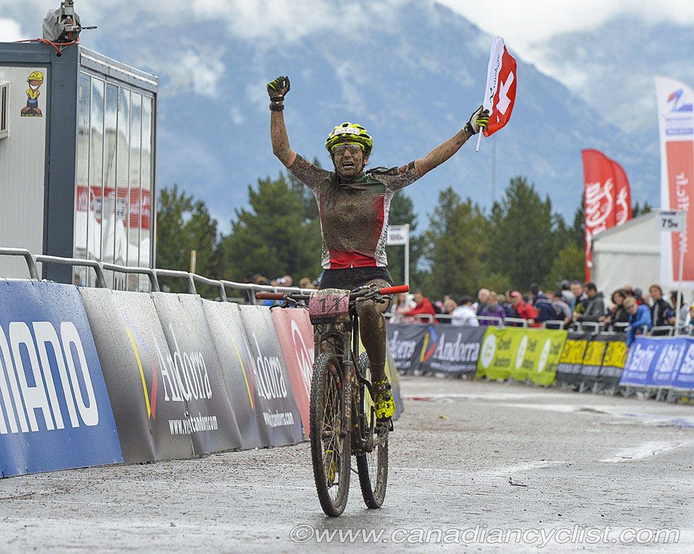 Ramona Forchini (Switzerland) wins the Under 23 Cross-country world title