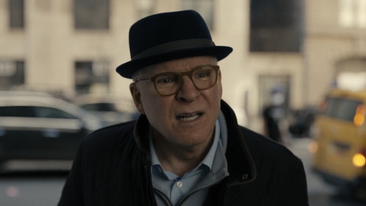 Charles in hat in disbelief in Only Murders in the Building