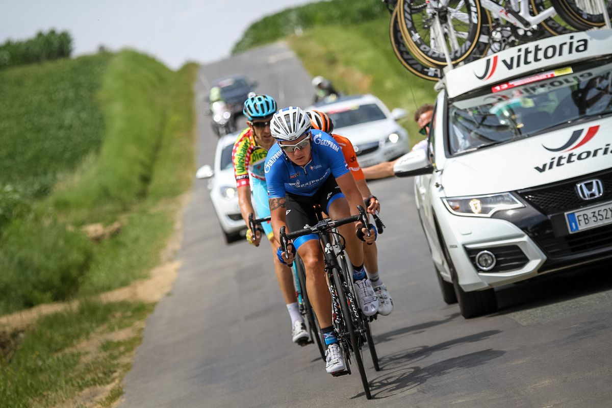 The breakaway in action
