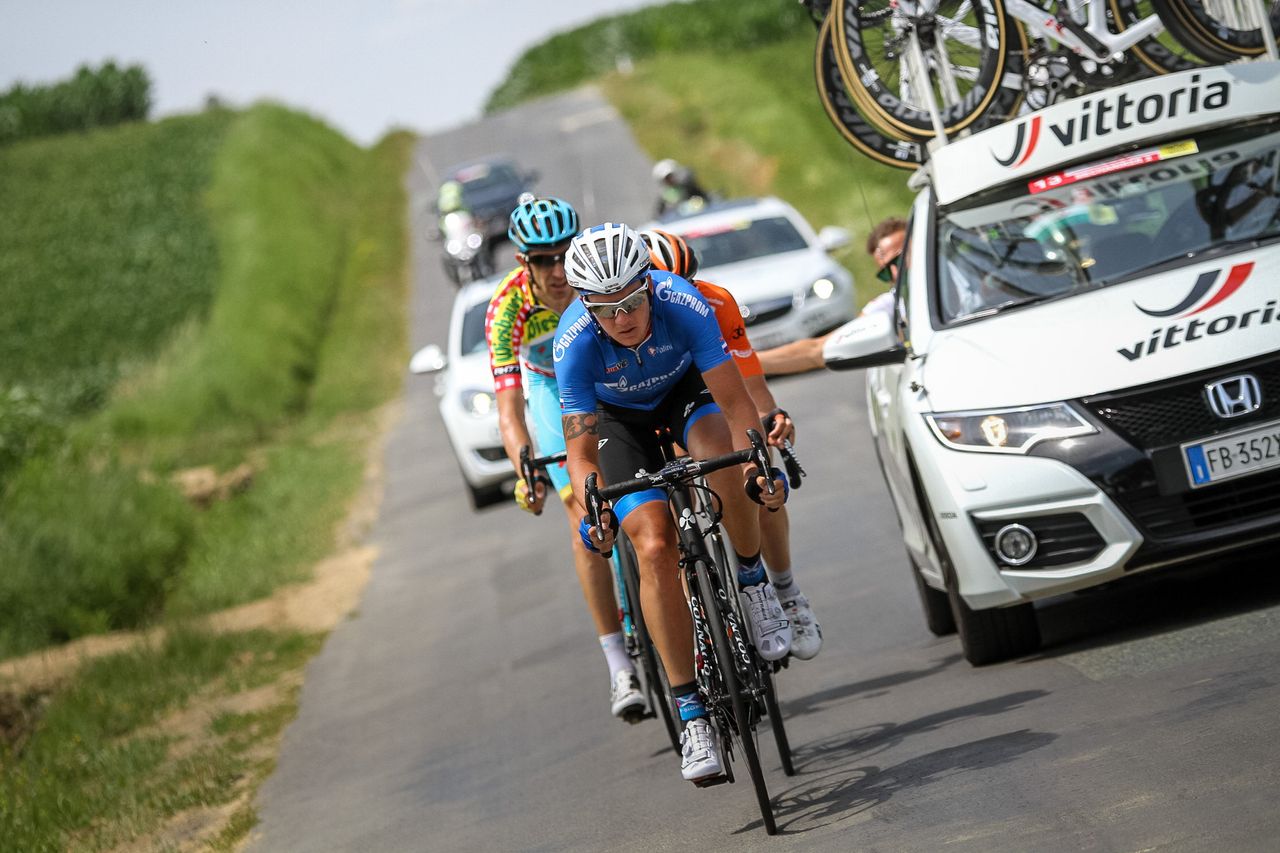 The breakaway in action