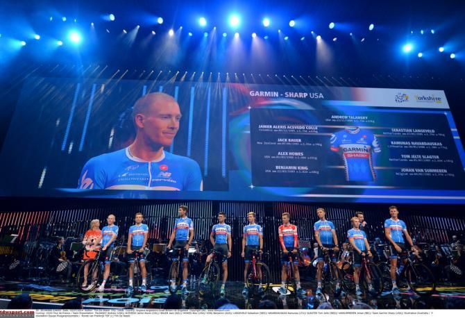 Garmin Sharp at the team presentation