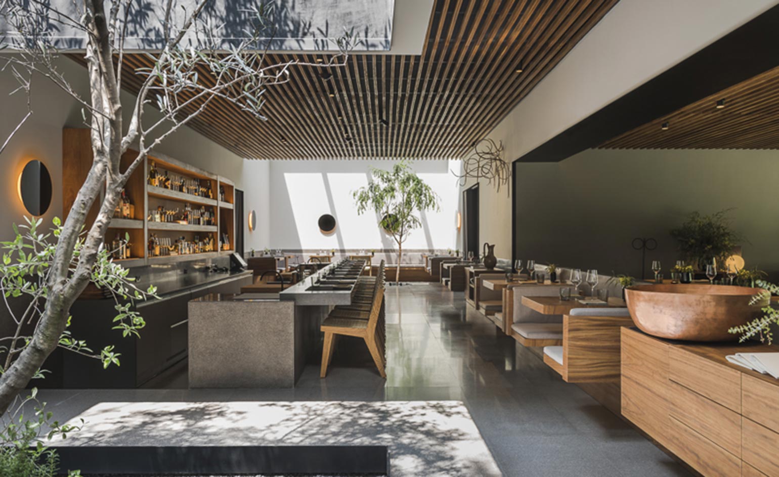 Modern design dining area