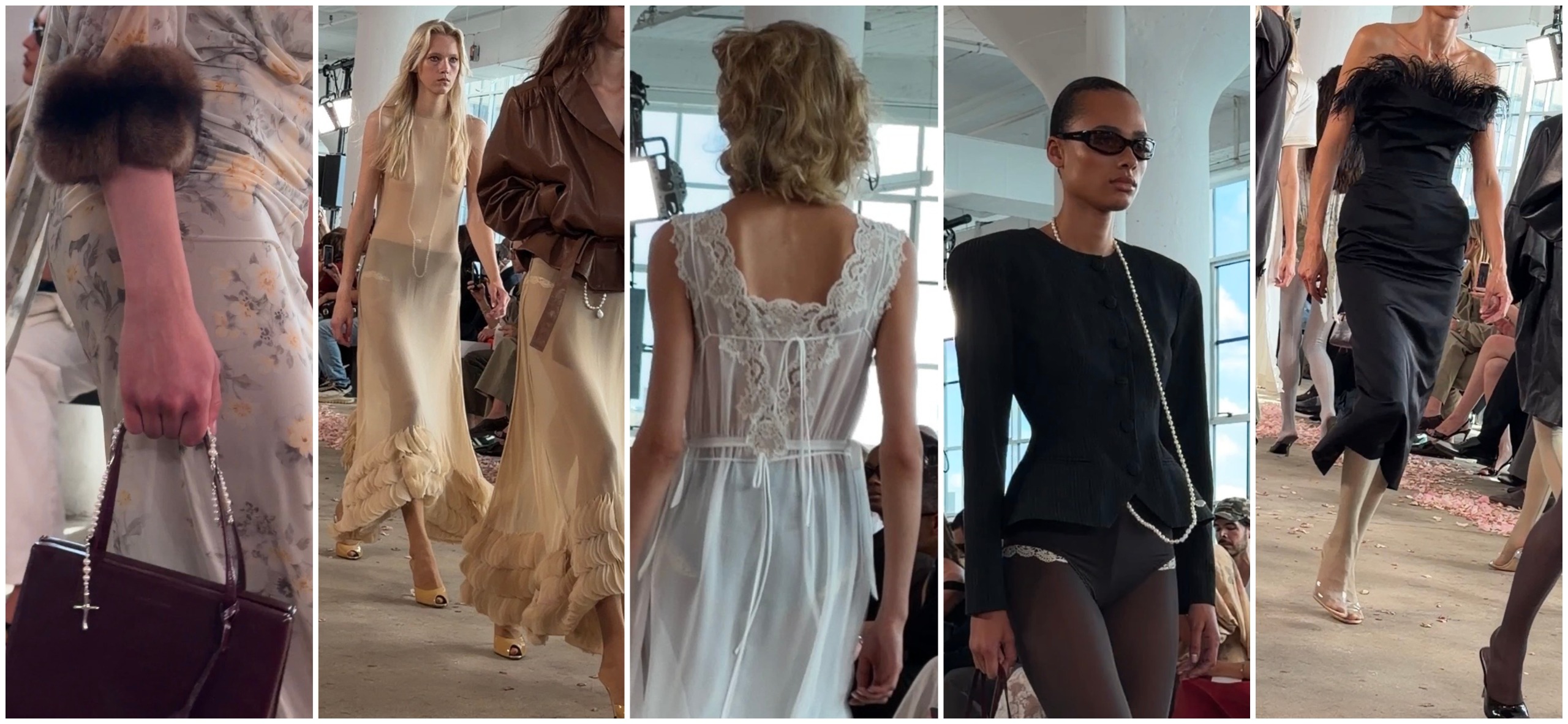 collage of Alexis Badiyi New York Fashion Week photo diary