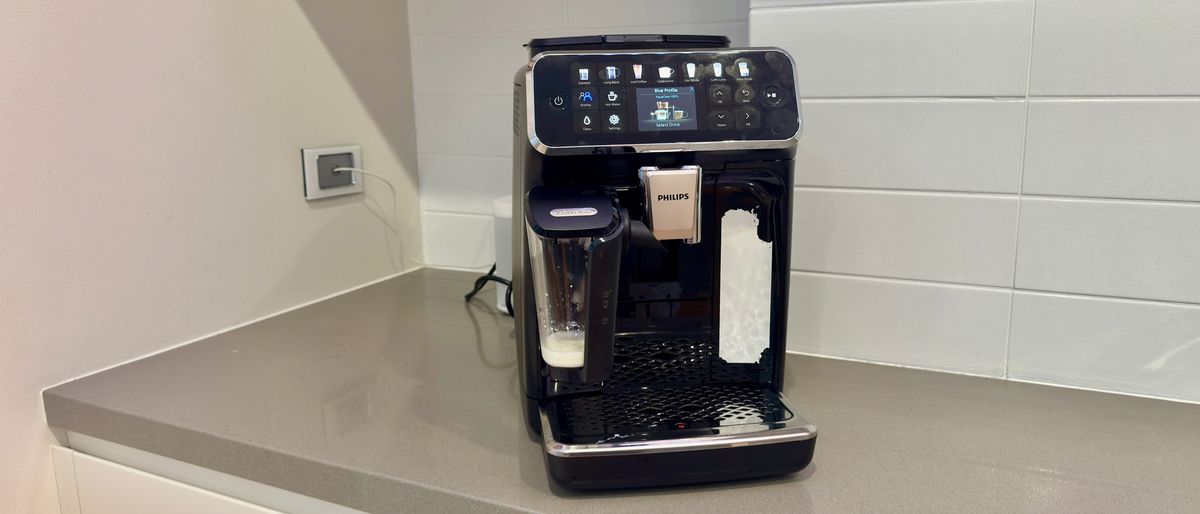 I used the Philips LatteGo 4400 Series for two weeks and found it produced excellent coffee, but its milk foaming could use improvement