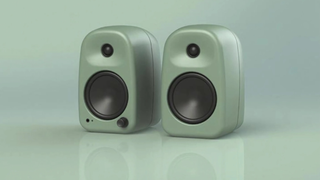 Kanto Audio UKI speakers in sage green finish