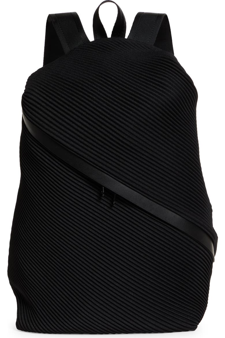Bias Pleated Backpack