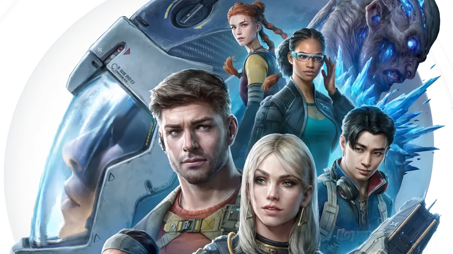 The Expanse: Osiris Reborn key art featuring main charactes.