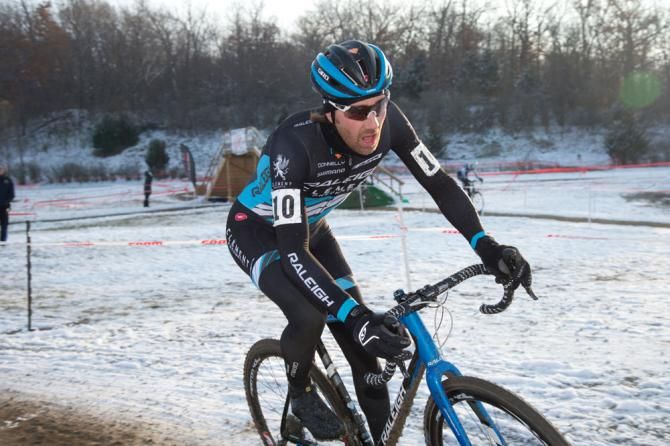 Jamie Driscoll would break away to ride alone to victory