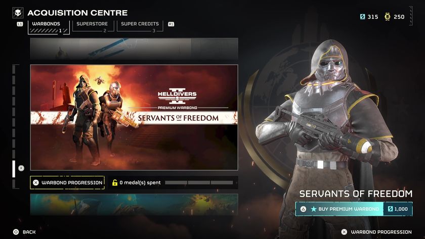 Servants of Freedom Warbond in Helldivers 2