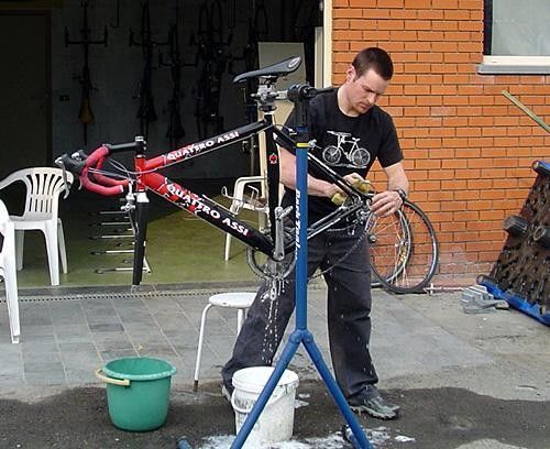 Tote that barge, wash those bikes