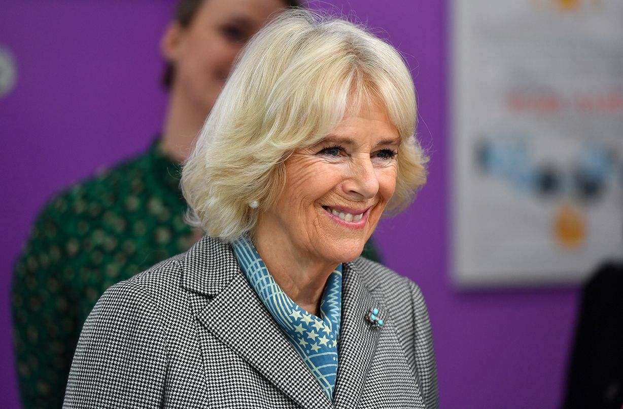 duchess cornwall houndstooth blazer season trend