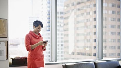 Female manager in office