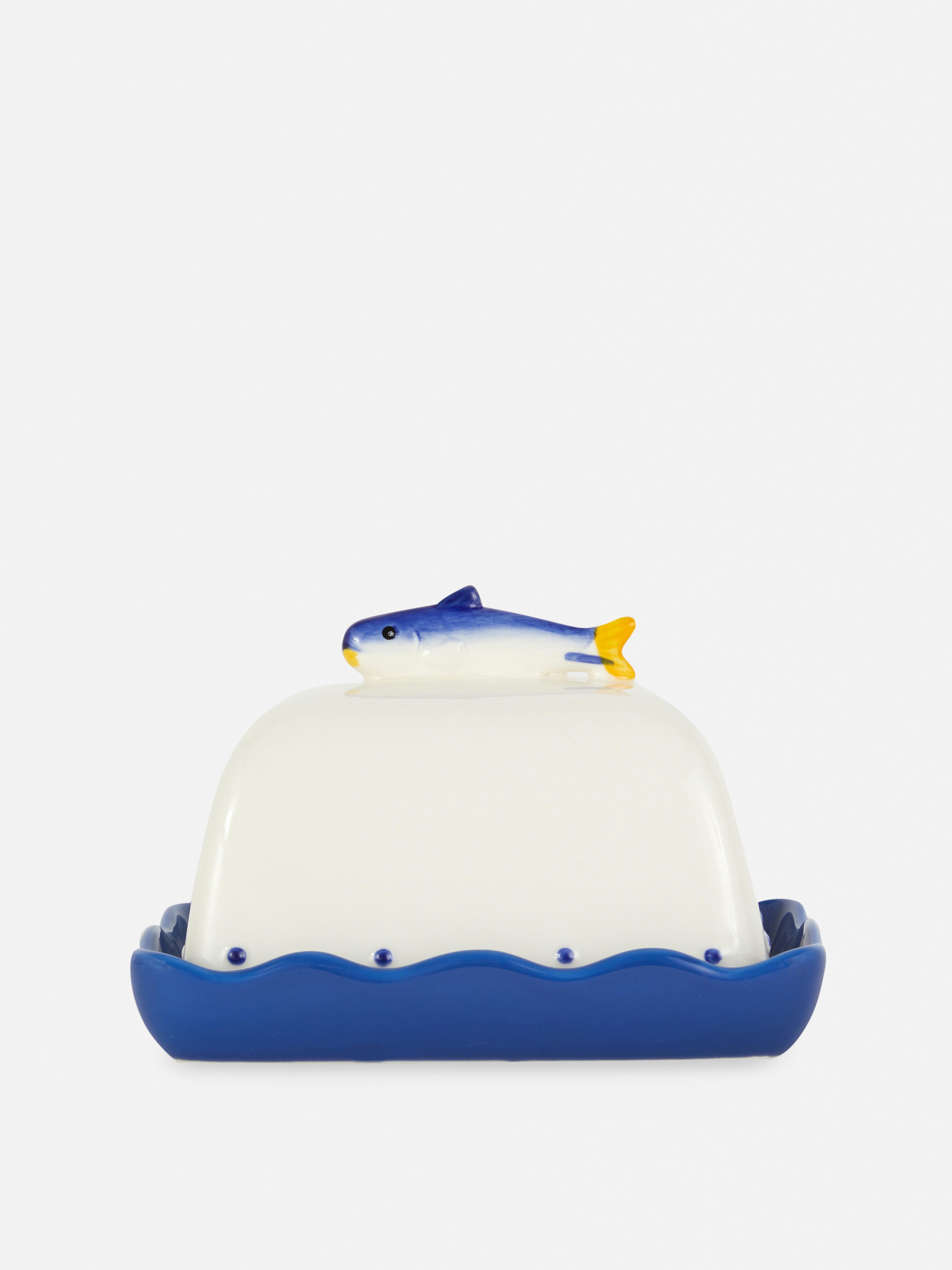 Ceramic Sardine Butter Dish