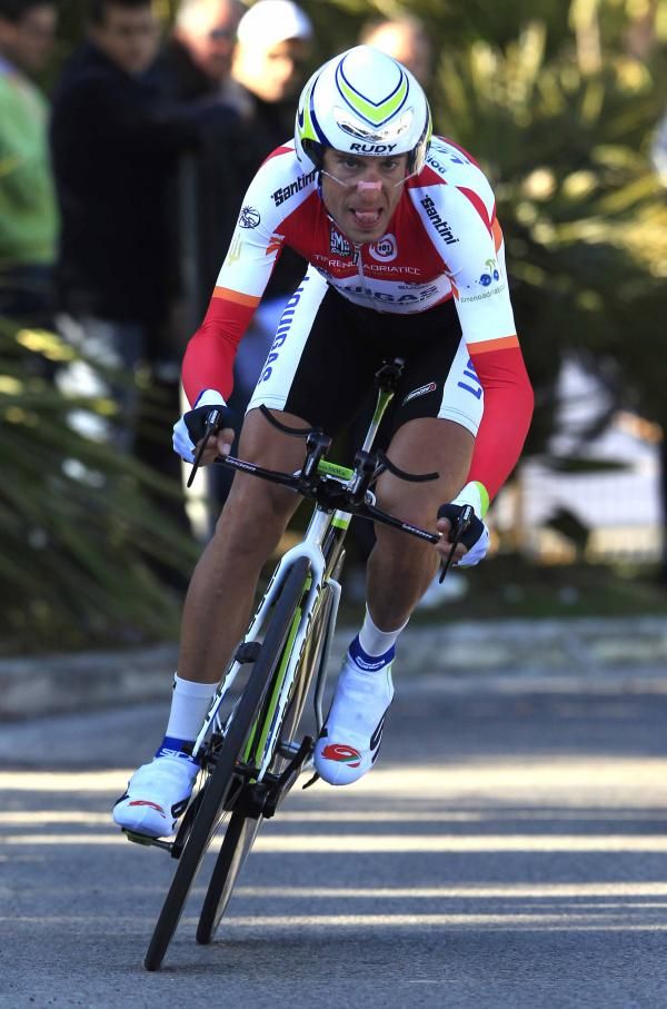 Vincenzo Nibali (Liquigas-Cannondale) wins the 2012 Tirreno-Adriatico.