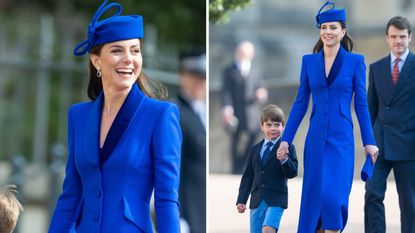Kate Middleton and Prince Louis twinned in blue hues for Easter