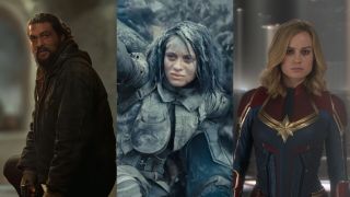 Jason Momoa in Sweet Girl; Daniela Melchior in The Suicide Squad; Brie Larson in Captain Marvel