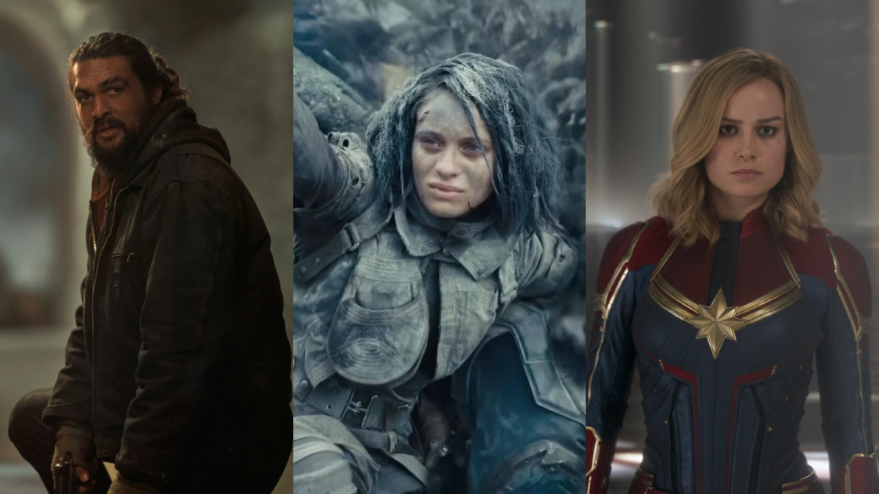 Jason Momoa in Sweet Girl; Daniela Melchior in The Suicide Squad; Brie Larson in Captain Marvel