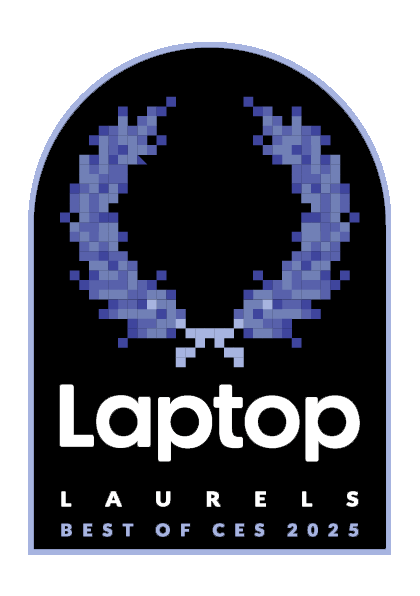 Laptop Mag CES 2025 Laptop Laurels award badge.