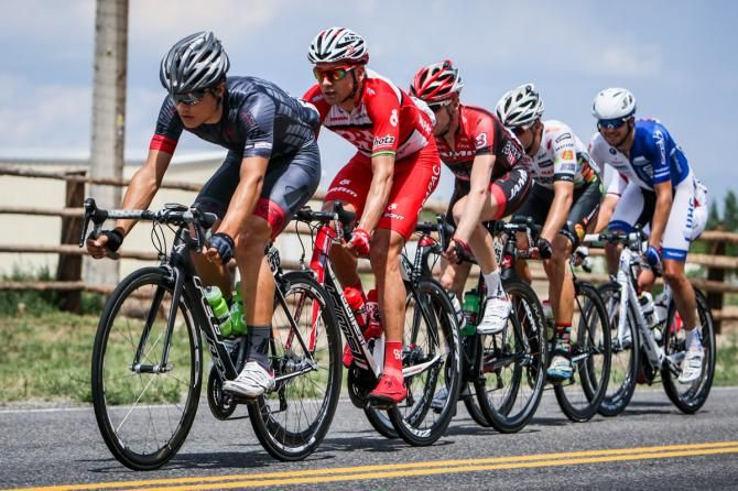 Robin Carpenter (Hincapie) leads the break