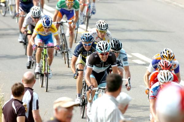 Fabian Cancellara (Leopard Trek) gritted his teeth but then eased up