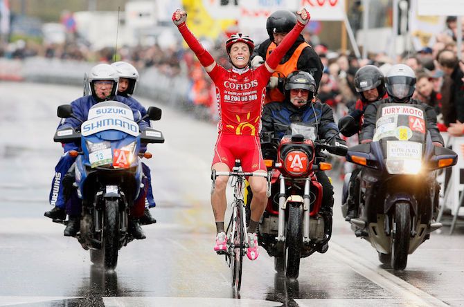 Chavanel wins the 2008 Dwars door Vlaanderen