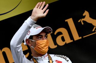  AG2R Citroen's Ben O'Connor of Australia celebrates his stage 9 win at the Tour de France