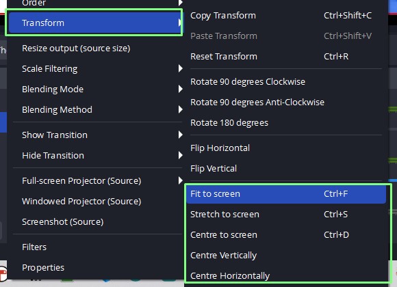 How To Crop and Zoom in OBS