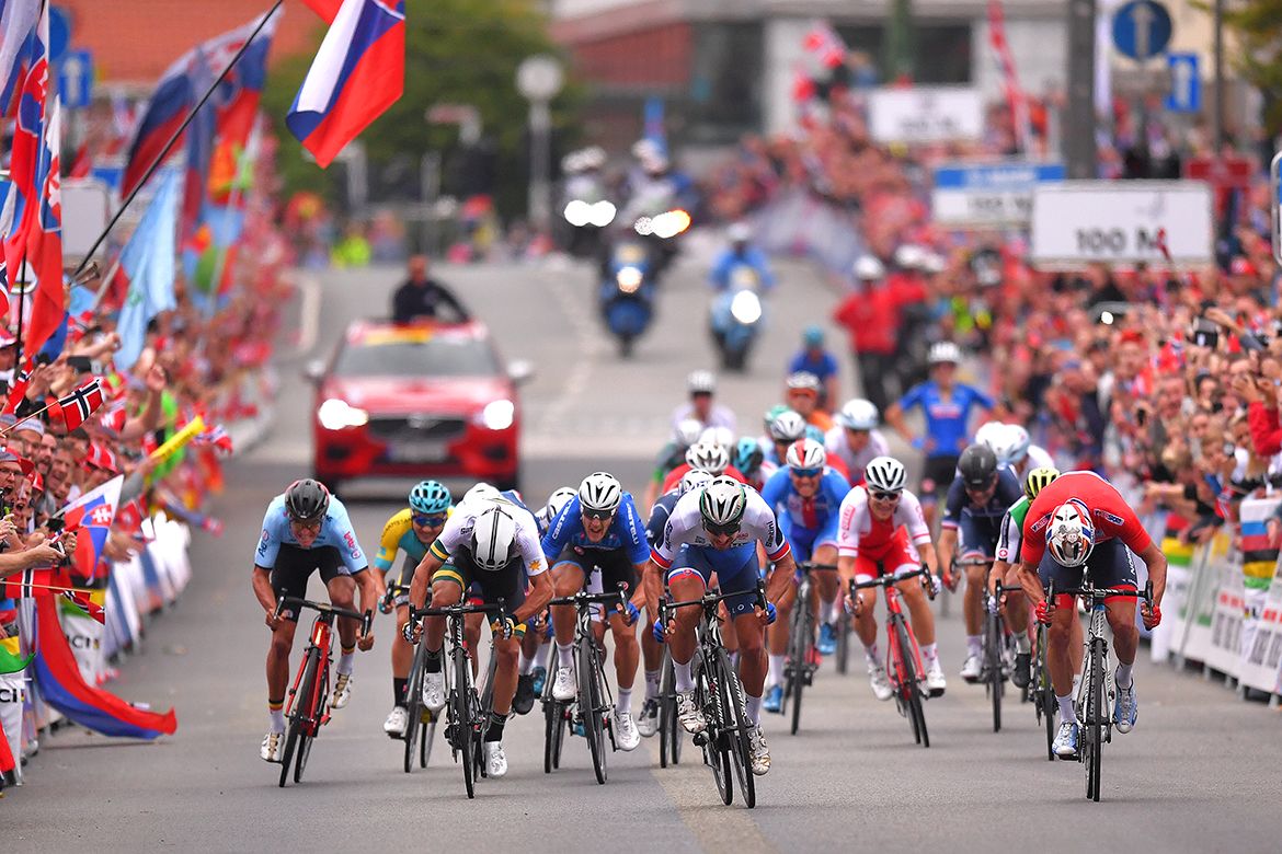 Peter Sagan and Alexander Kristoff go head to head for the world title