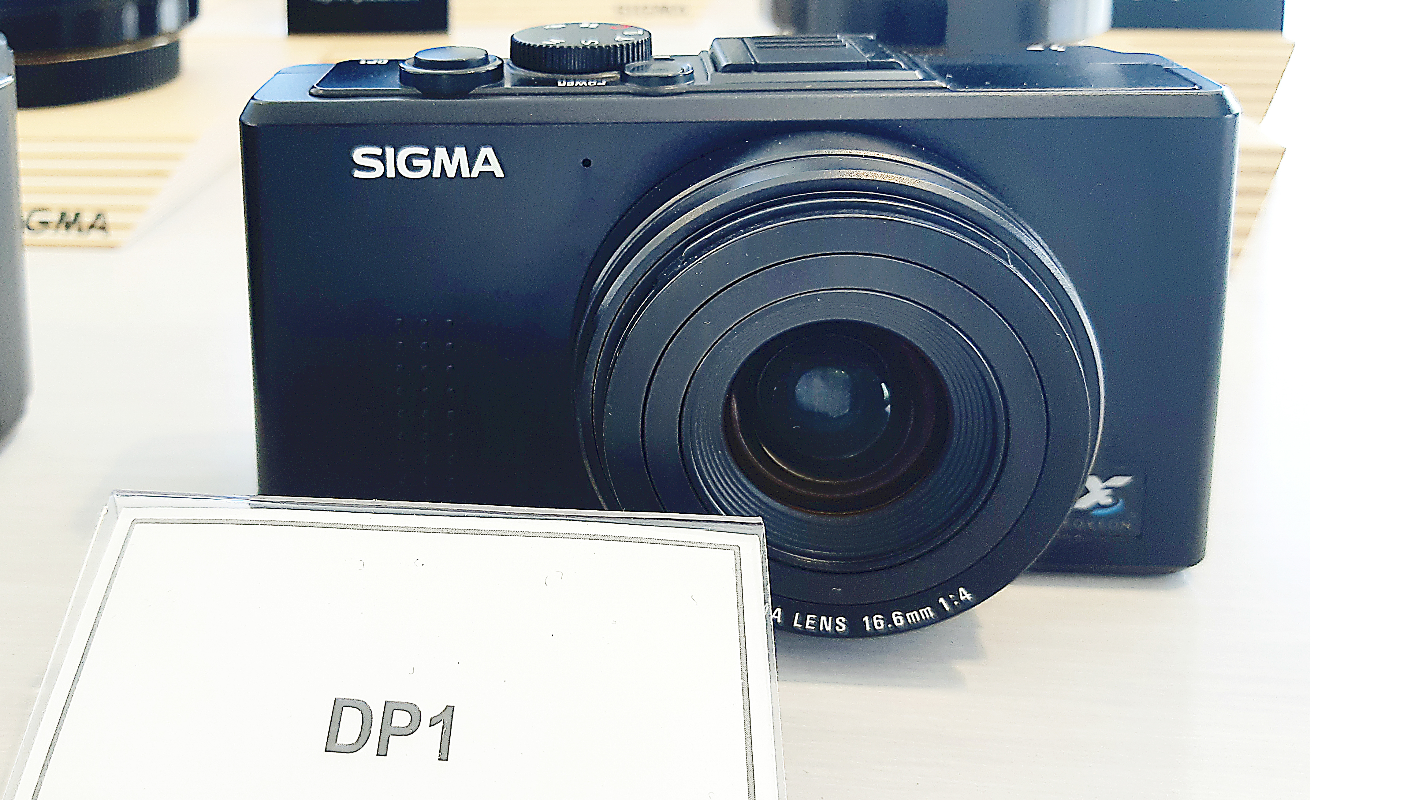 Sigma DP1 (2008). First Sigma digital compact camera and with a fixed 28mm-equivalent lens. Used the same 14.15 megapixels Foveon X3 sensor as the SD14 DSLR (incidentally, still slightly smaller than ‘APS-C’ in size).