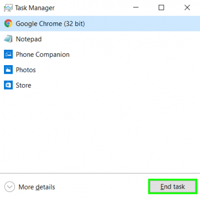 stop force restart windows 10