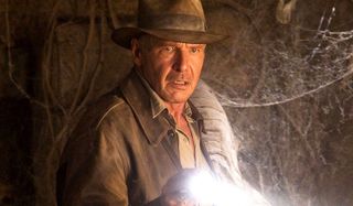 Harrison Ford Playing Indiana Jones.