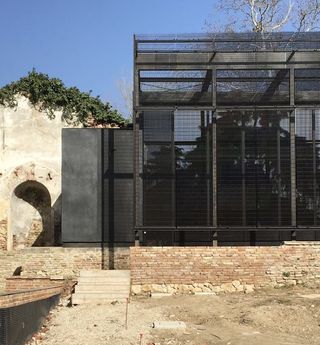 Greenhouses, Querini Park, Vicenza by Map Studio in Italy on sunny day