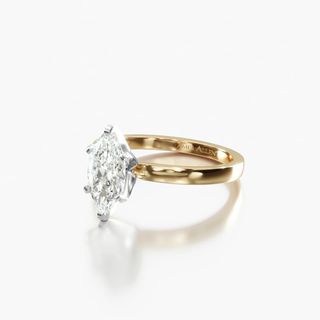 James Allen, 2.01 Carat J-SI1 Marquise Cut Diamond 2mm Comfort Fit Solitaire Engagement Ring