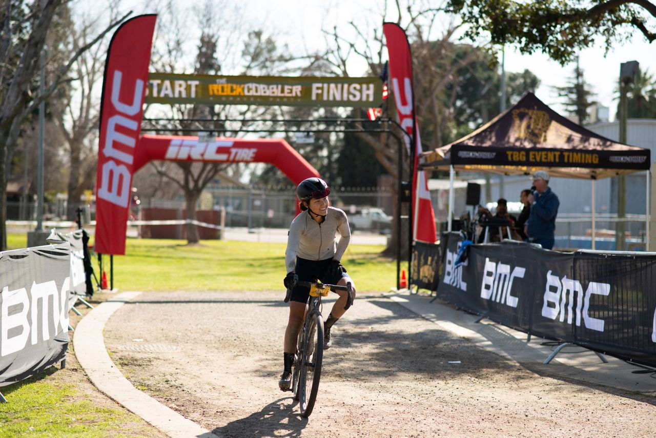 Women's winner of Rock Cobbler 10.0 was Anna Yamauchi