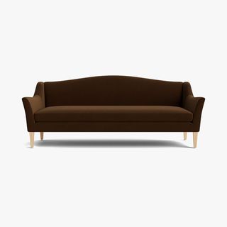 dark brown sofa