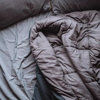 Luxury Weighted Blanket on a bed.