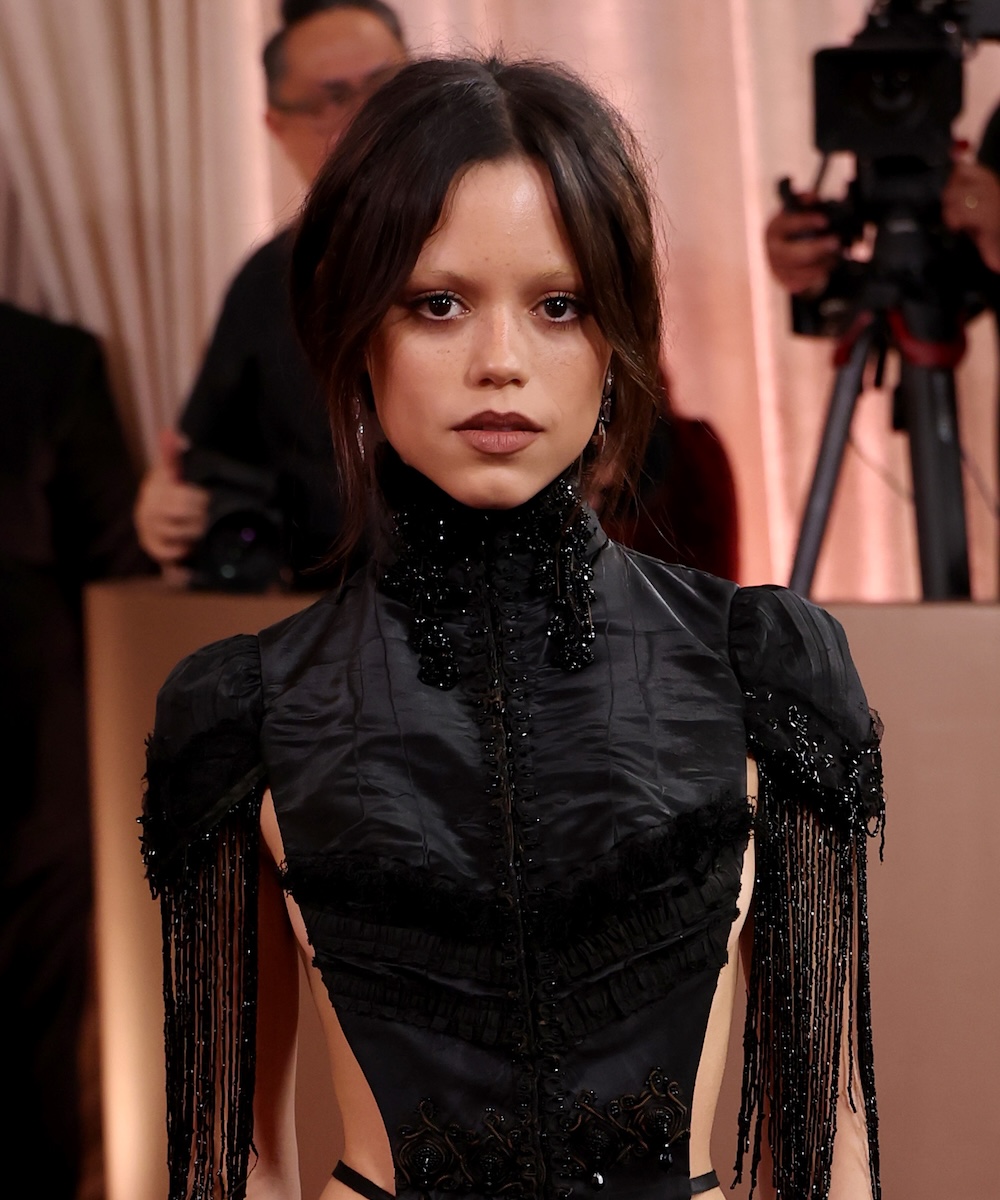 Jenna Ortega at the Golden Globes.