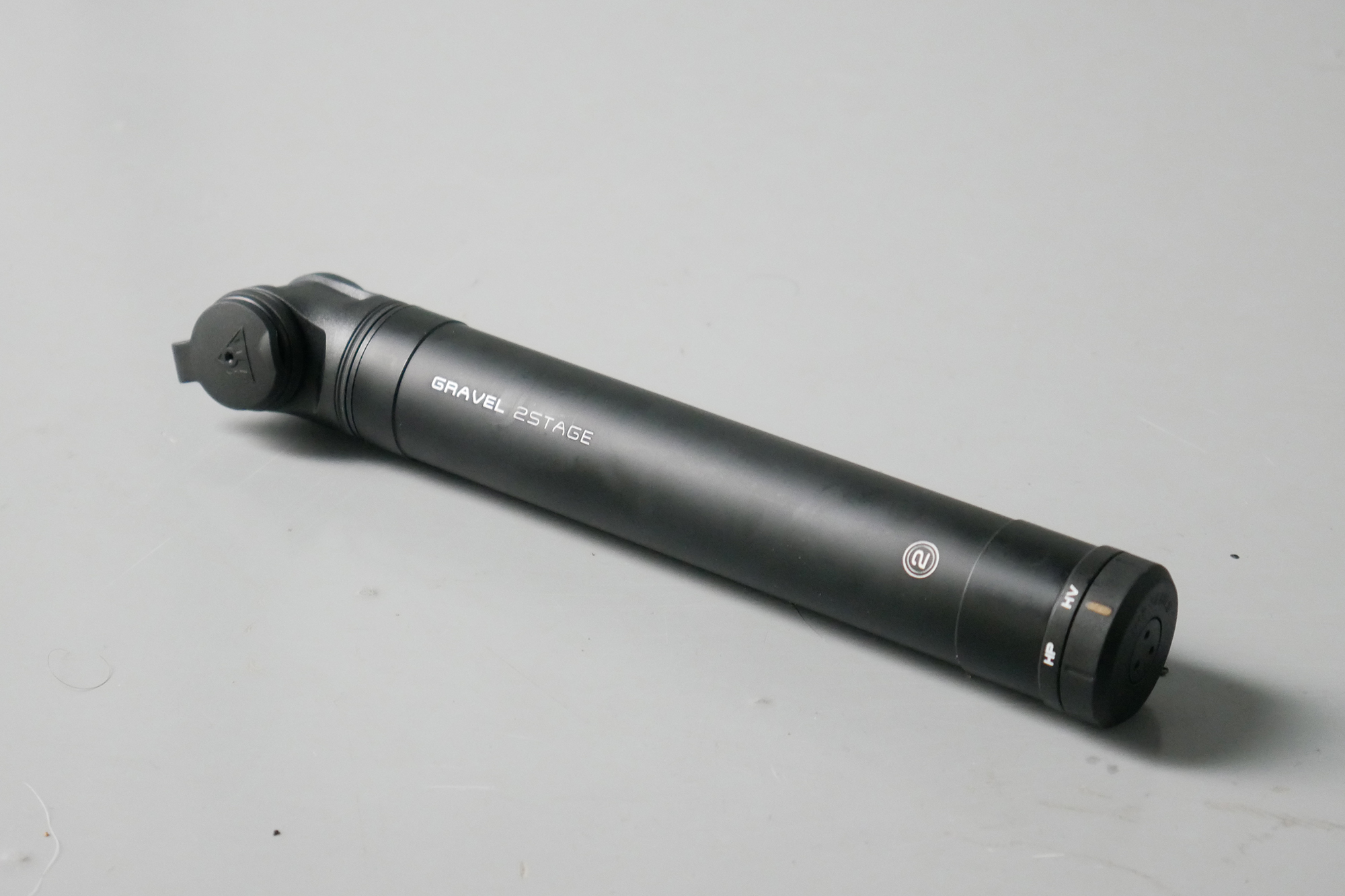 Best bike mini pumps group test 2026 - Topeak Gravel 2Stage in its most compact form