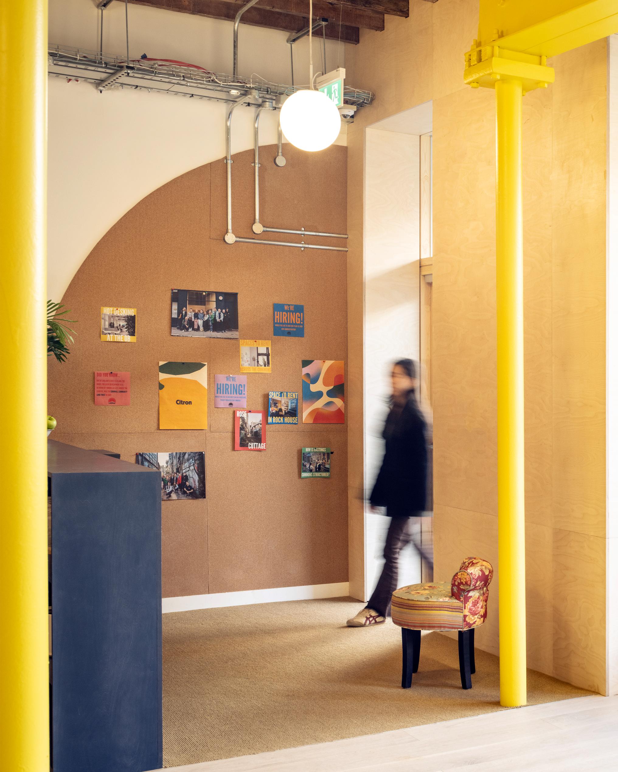 colourful youth club interior